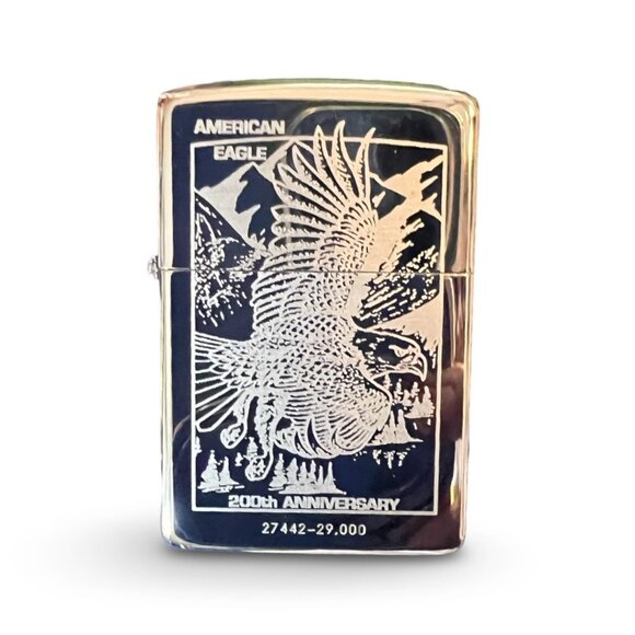 Zippo American Eagle 200th Anniversary Lighter - New - Unused- With Box - Picture 1 of 4